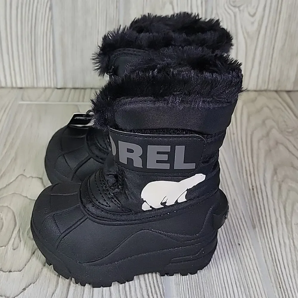 Sorel Snow Commander Winter Boots Kids Toddler Size 4 NEW